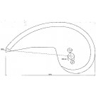 Cuchilla dados-chuletas Sacardo R-375 dentada                                            