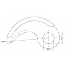 Cuchilla cutter Rex-Düker 100 R-220